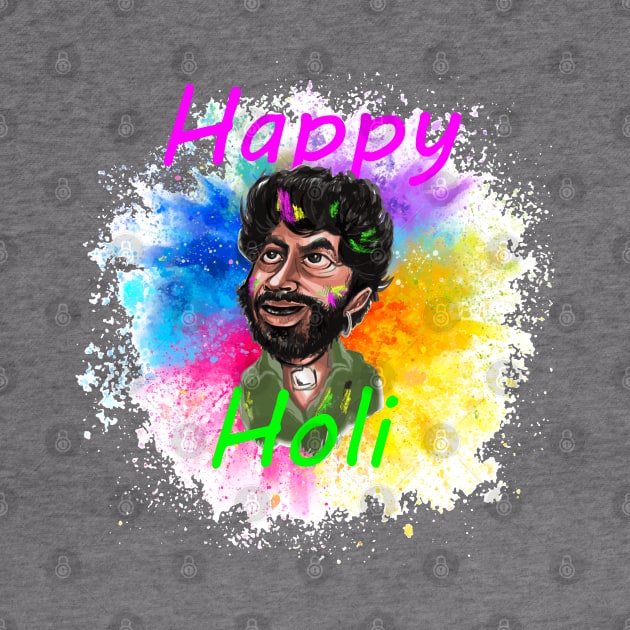 Happy Holi Gabbar Sambha festival of Colors by SPOKN